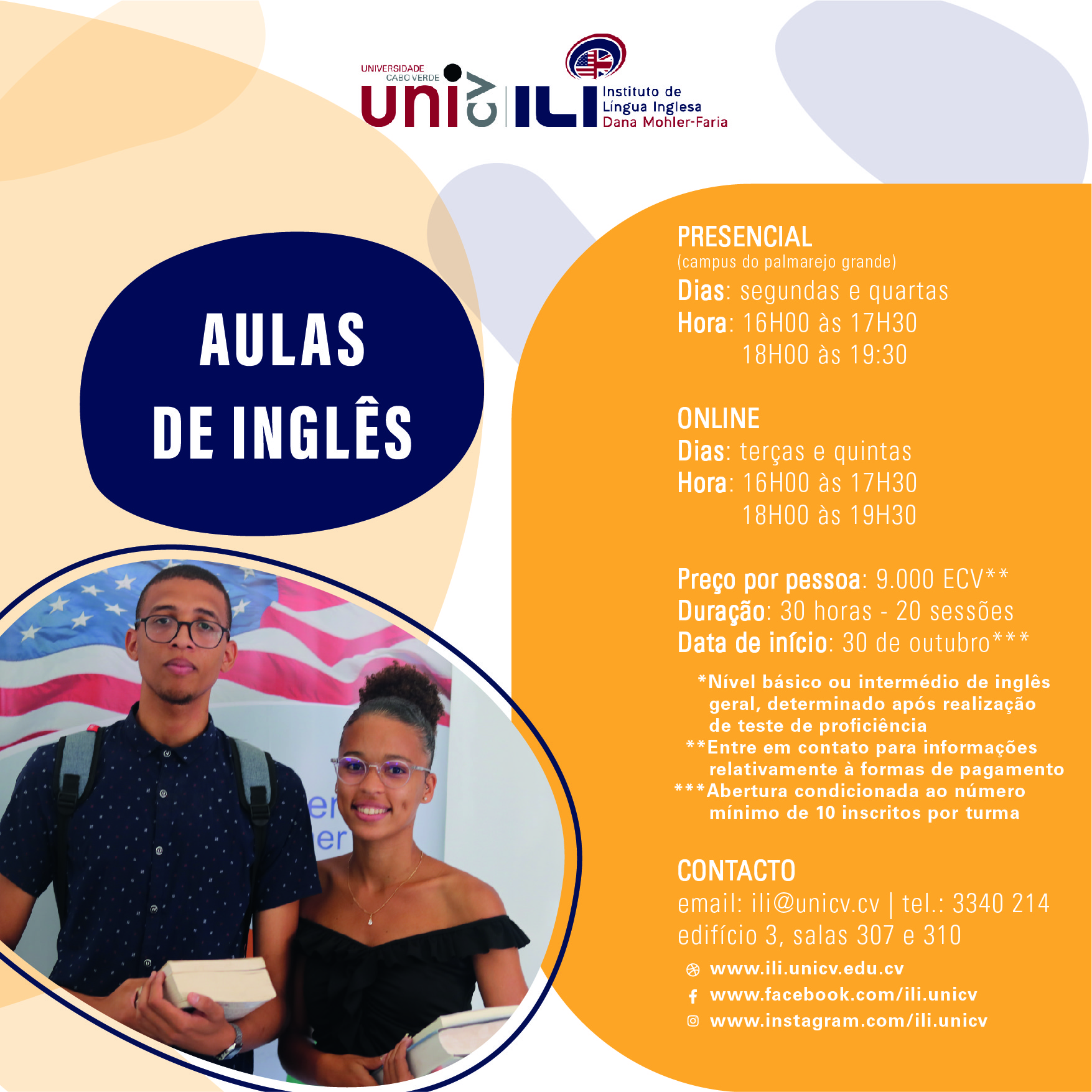 Aulas de inglês
