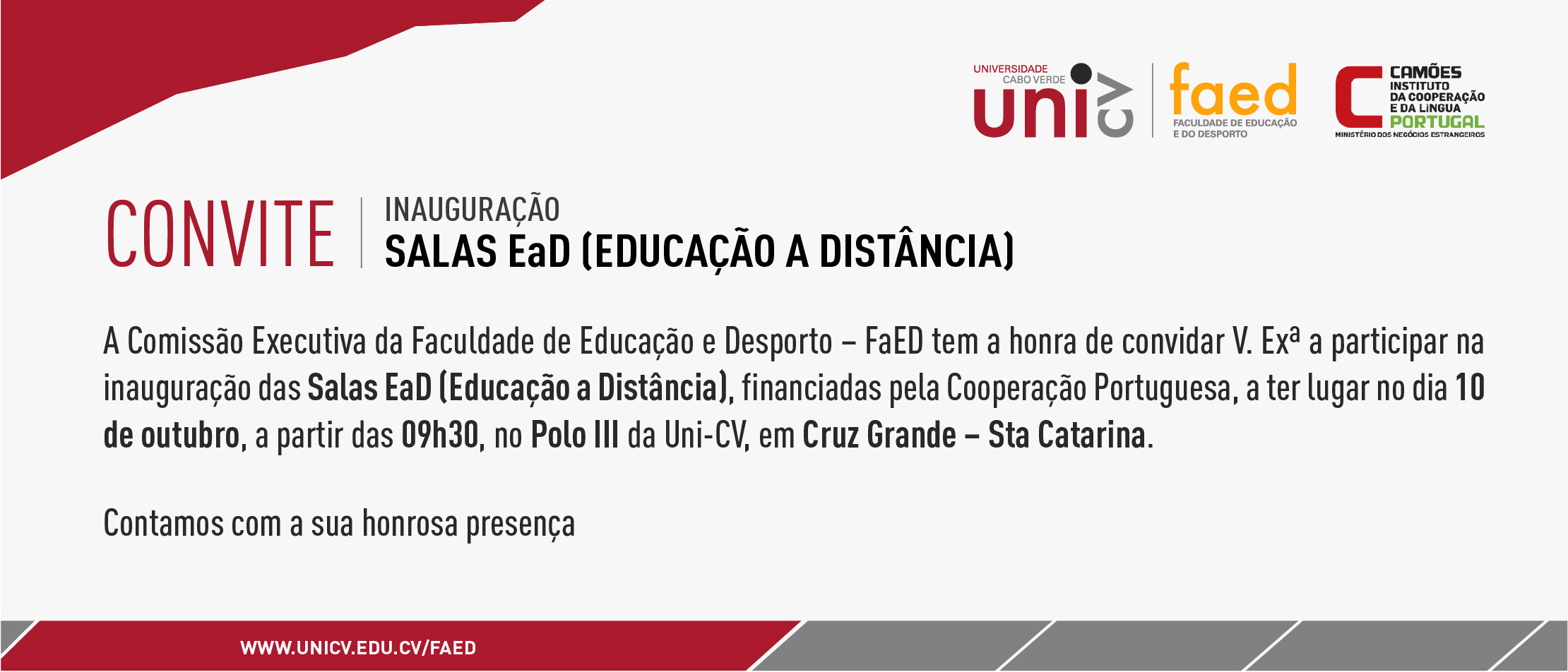 Convite Inauguração SALAS EaD 01
