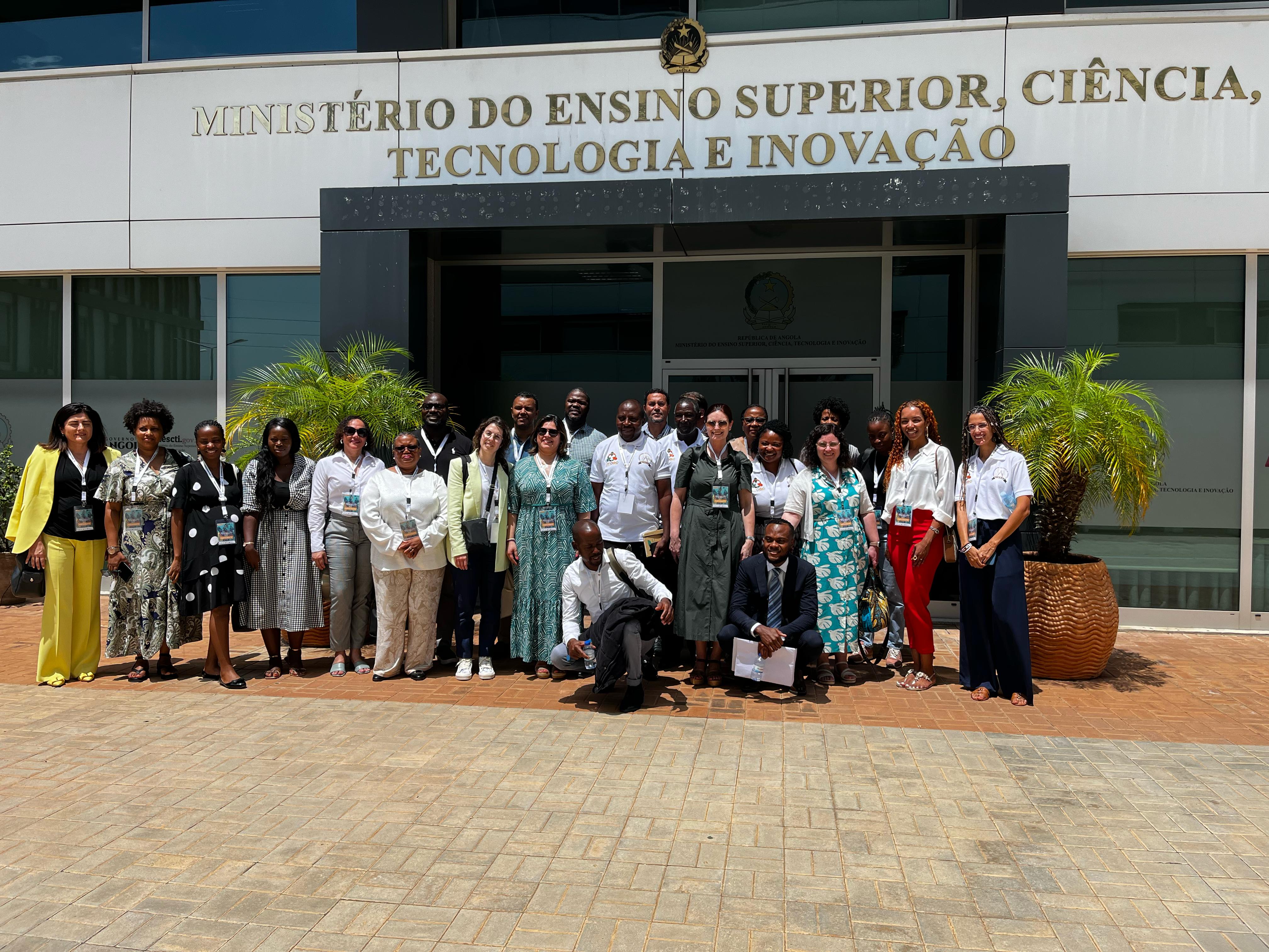 Uni-CV/CIGEF marcou presença na 2.ª Reunião Presencial e na Formação de Formadores em Empreendedorismo Social em Luanda