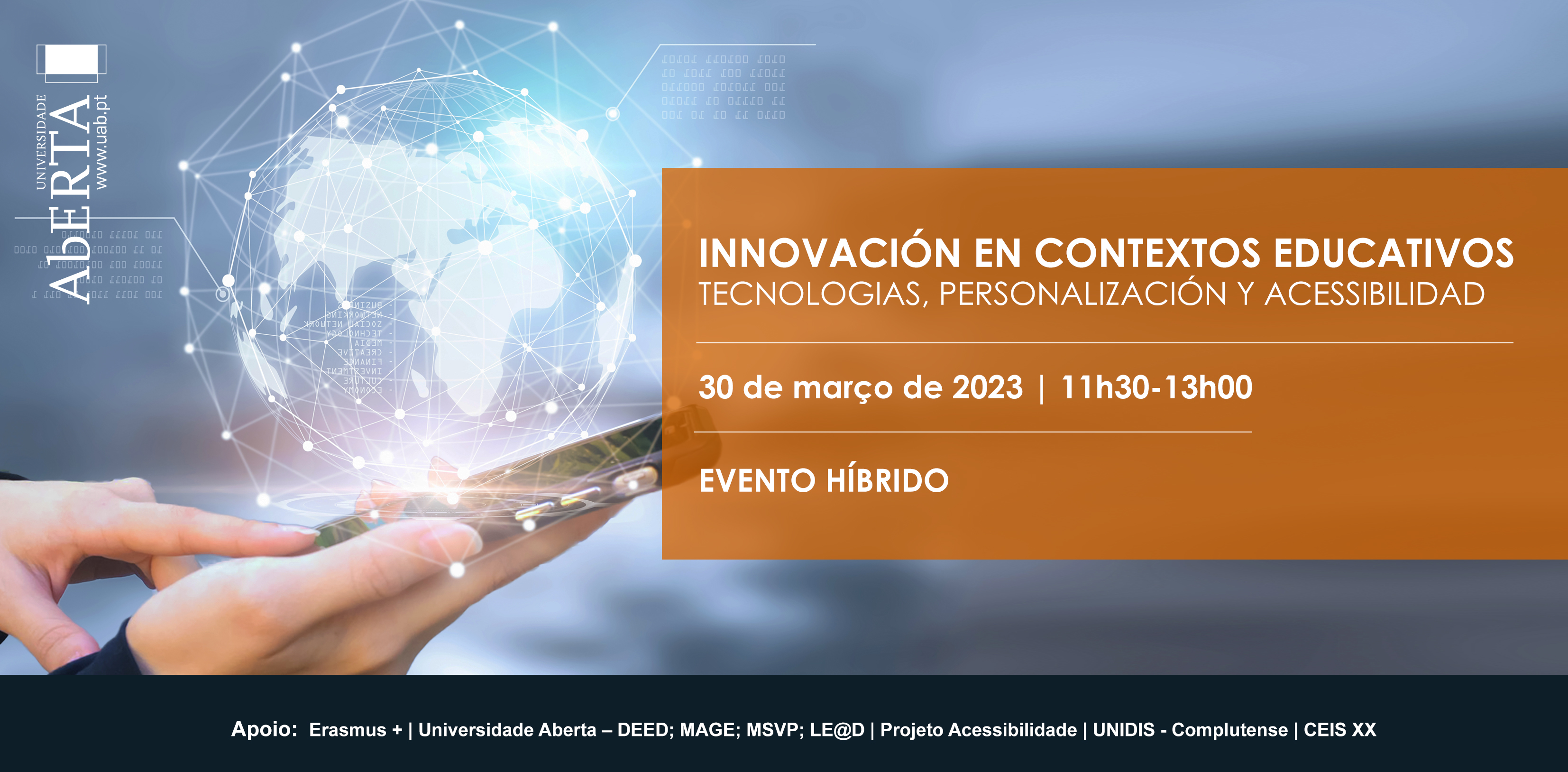 NOT cartaz Innovacion en Contextos Educativos