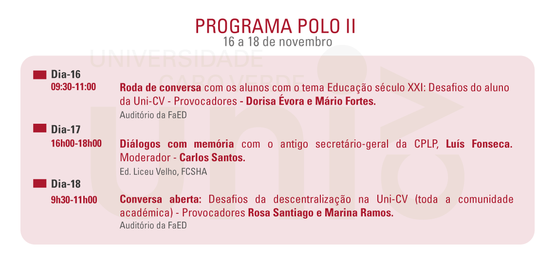 Programa 16 ano Polo II