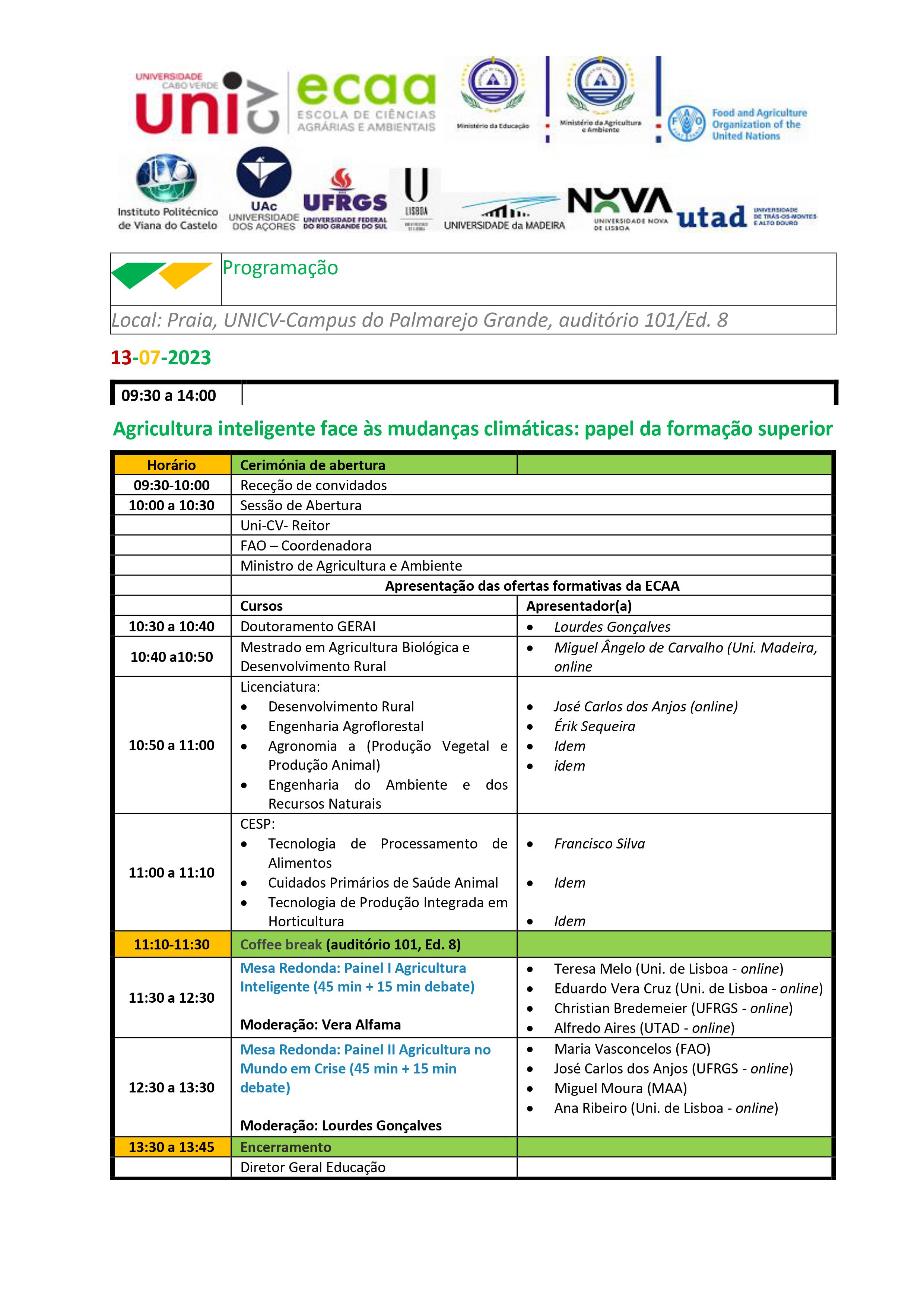 Programa Mesa Redonda ECAA Final