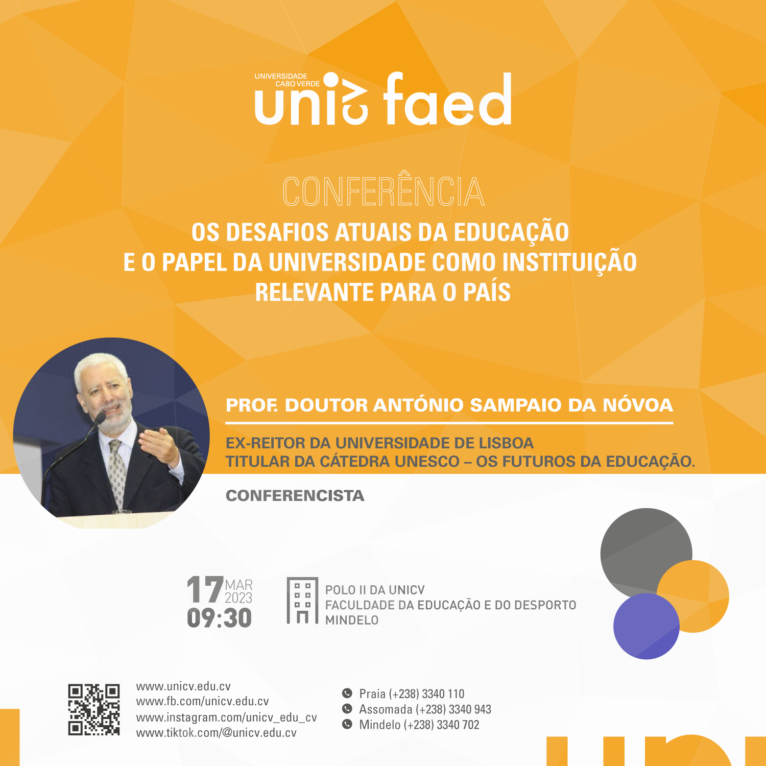 cartaz 17 conferancia faceinsta